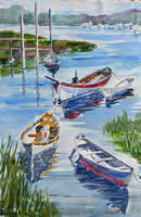 Essex Boatyard by Nancy Alimansky